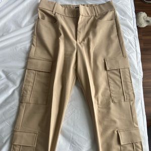 Beige Cargo Pants